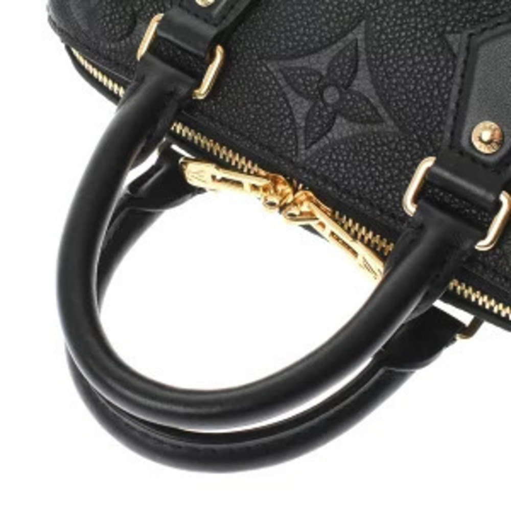 Louis Vuitton Noir Black Handbag Empreinte Monogram Leather Speedy Bandouliere - Picture 3 of 7
